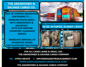 Abandoned and Salvage Cargo Company: Exhibiting at Retail Supply Chain & Logistics Expo